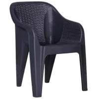 Scaun de grădină Heniver Rambo Plastic / Plastic / Antracit 