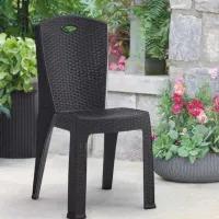 Scaun de grădină Heniver Paris Plastic / Plastic / Antracit Antracit photo 2