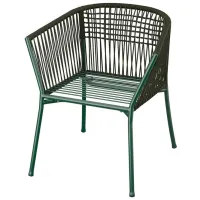 Садовый стул Ikea Segeron Металл / Металл / Тёмно-зелёный Зелёный