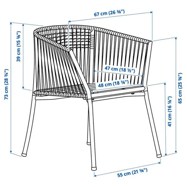 Садовый стул Ikea Segeron Металл / Металл / Тёмно-зелёный Зелёный photo 2 Садовый стул Ikea Segeron Металл / Металл / Тёмно-зелёный Зелёный photo 2