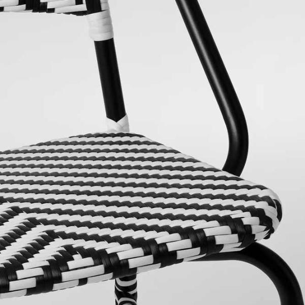 Садовый стул Ikea Vassholmen Сталь / Искусственный ротанг / Белый Черный photo 6 Садовый стул Ikea Vassholmen Сталь / Искусственный ротанг / Белый Черный photo 6