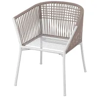 Садовый стул Ikea Segeron Металл / Металл / Белый Beige