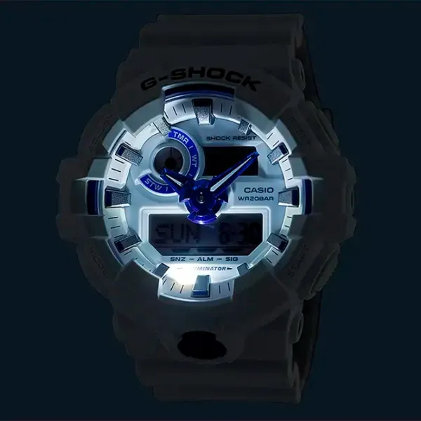 Ceas de mână unisex Casio GA-700HDS-7AER Cuarț / 53 mm photo 4