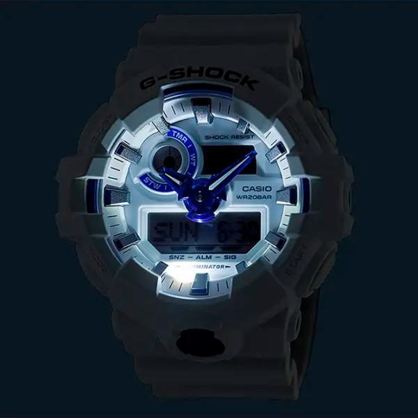 Ceas de mână unisex Casio GA-700HDS-7AER Cuarț / 53 mm photo 4