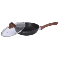 Сковорода Kukmara Granit Ultra SGO241A Универсальная / 24 см / Черный