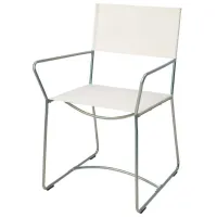 Scaun de grădină Ikea Hogalt Metal / Poliester / Beige Inox