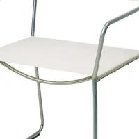 Садовый стул Ikea Hogalt Металл / Полиэстер / Бежевый Нержавеющая сталь photo 2