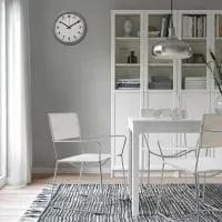 Садовый стул Ikea Hogalt Металл / Полиэстер / Бежевый Нержавеющая сталь photo 4