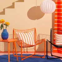 Садовый стул Ikea Skalboda Металл / Металл / Оранжевый Оранжевый photo 6