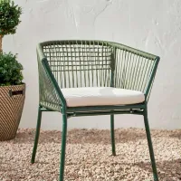 Садовый стул Ikea Segeron Металл / Полиэстер / Тёмно-зелёный Зелёный photo 6
