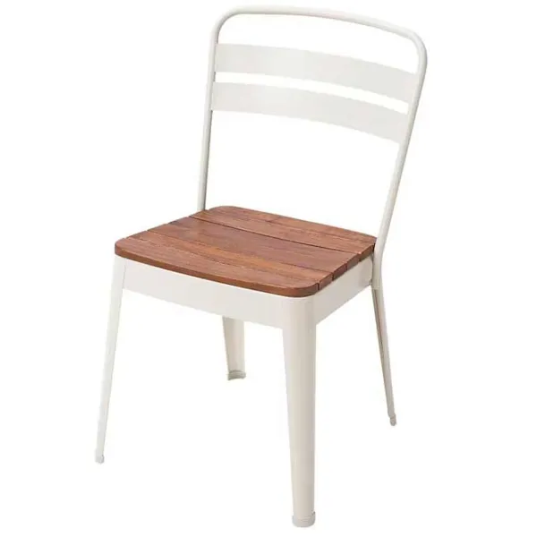 Садовый стул Ikea Norrmanso Сталь / Металл / Белый Акация photo 1 Садовый стул Ikea Norrmanso Сталь / Металл / Белый Акация photo 1