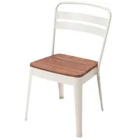 Садовый стул Ikea Norrmanso Сталь / Металл / Белый Акация