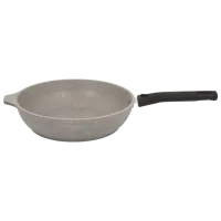 Сковорода Kukmara Marmura SMS246A Универсальная / 24 см / Серый