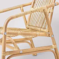 Scaun de grădină Ikea Salno Ratan artificial / Ratan artificial / Beige Beige photo 3