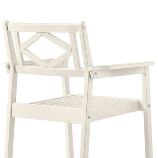 Садовый стул Ikea Bondholmen Массив / Массив / Белый White photo 2 Садовый стул Ikea Bondholmen Массив / Массив / Белый White photo 2