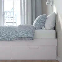Кровать Ikea Brimnes 180 x 200 см / ДСП / Белый photo 2