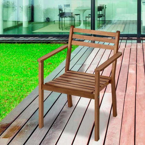 Садовый стул Ikea Askholmen Массив / Массив / Коричневый Brown photo 2 Садовый стул Ikea Askholmen Массив / Массив / Коричневый Brown photo 2