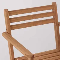 Scaun de grădină Ikea Askholmen Masiv / Masiv / Brown Brown photo 3