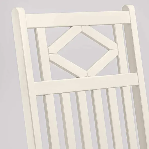 Садовый стул Ikea Bondholmen Массив / Массив / Белый White photo 3