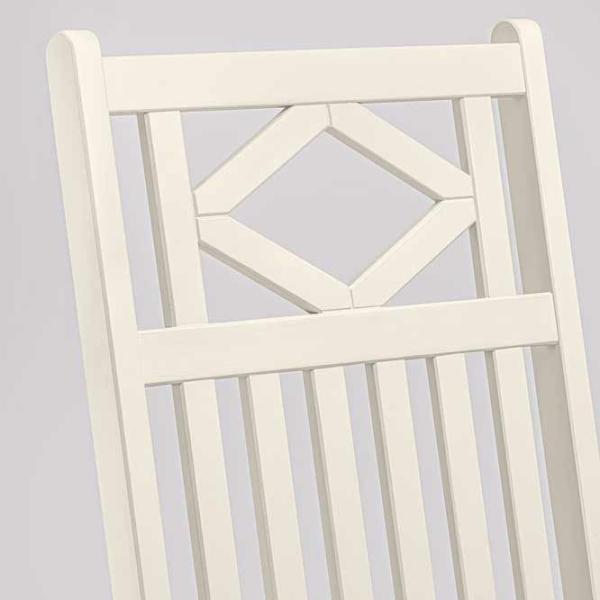 Садовый стул Ikea Bondholmen Массив / Массив / Белый White photo 3