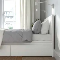 Pat Ikea Malm 180 x 200 cm / DSP / White photo 5