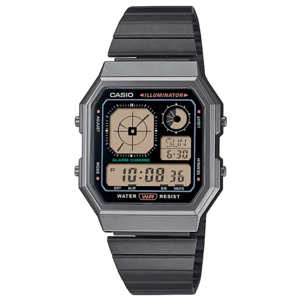 Ceas de mână unisex Casio A130WEGG-1AEF Cuarț / 40 x 34 mm photo 1