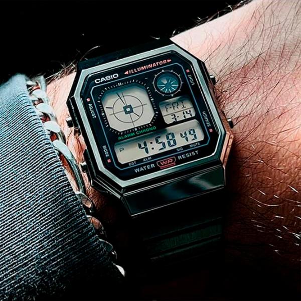 Ceas de mână unisex Casio A130WEGG-1AEF Cuarț / 40 x 34 mm photo 3