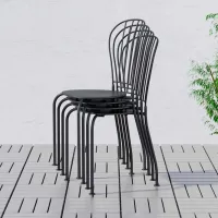 Садовый стул Ikea Lacko Металл / Металл / Серый Серый photo 4