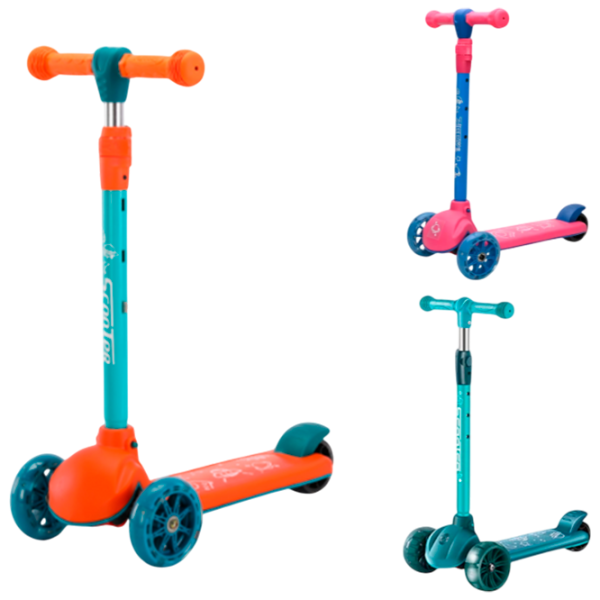 Детский трёхколёсный самокат Scooter 3870003-6P (3870003-6P) 50 кг/ Разноцветный photo 1