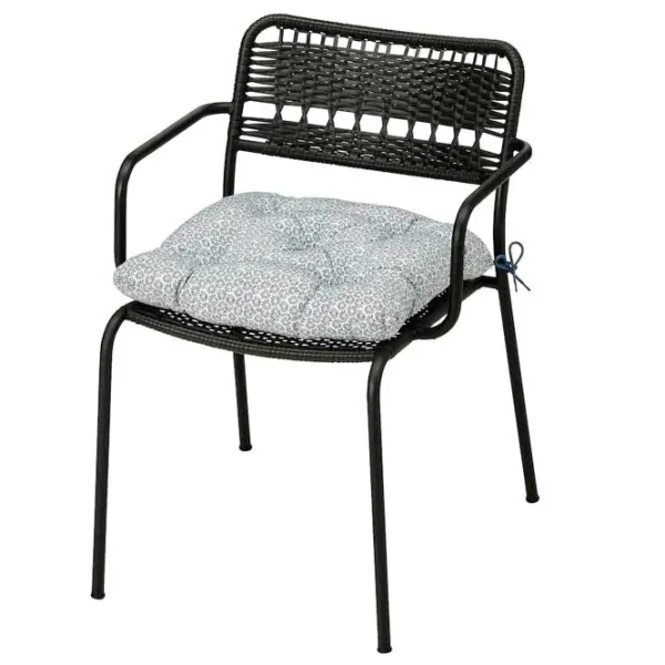 Садовый стул Ikea Lacko Металл / Полиэстер / Черный Черный photo 1 Садовый стул Ikea Lacko Металл / Полиэстер / Черный Черный photo 1