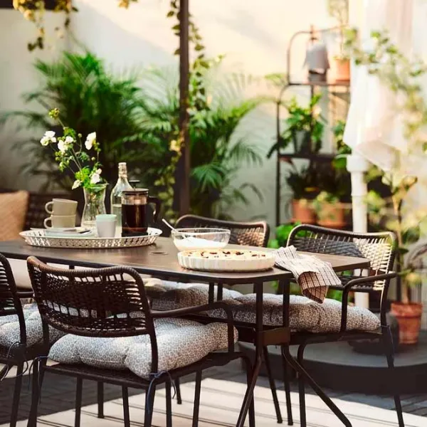 Садовый стул Ikea Lacko Металл / Полиэстер / Черный Черный photo 7 Садовый стул Ikea Lacko Металл / Полиэстер / Черный Черный photo 7