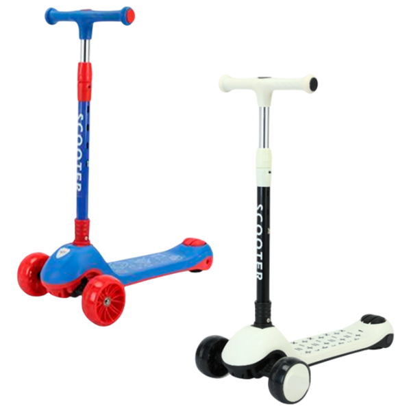 Trotinetă pentru copii cu trei roți Scooter 3010527-6P (3010527-6P) 50 kg/ Multicolor photo 1 Trotinetă pentru copii cu trei roți Scooter 3010527-6P (3010527-6P) 50 kg/ Multicolor photo 1