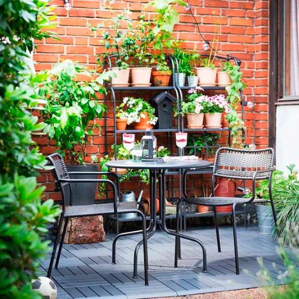 Садовый стул Ikea Lacko Металл / Металл / Тёмно-серый Темно-серый  photo 2