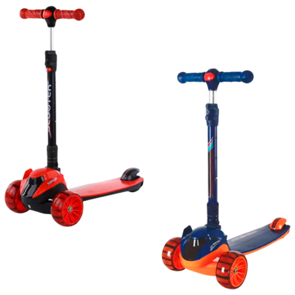Детский трёхколёсный самокат Scooter 2610010-6P (2610010-6P) 50 кг/ Разноцветный photo 1