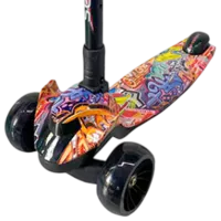 Trotinetă pentru copii cu trei roți Scooter 2610010-6P (2610010-6P) 50 kg/ Multicolor photo 5