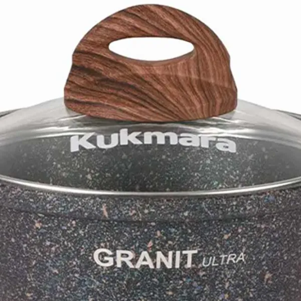 Cratiță Kukmara КГГ12А 1l Aluminiu / Black photo 5 Cratiță Kukmara КГГ12А 1l Aluminiu / Black photo 5