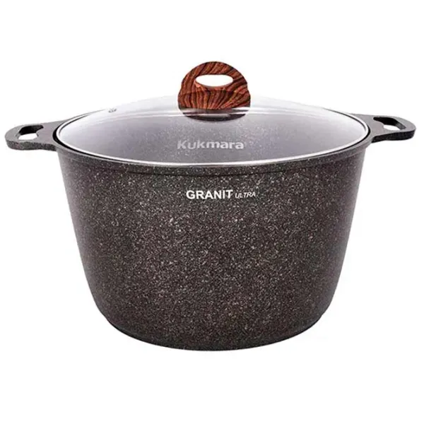 Cratiță Kukmara КГО102А 10l Aluminiu / Black photo 1 Cratiță Kukmara КГО102А 10l Aluminiu / Black photo 1