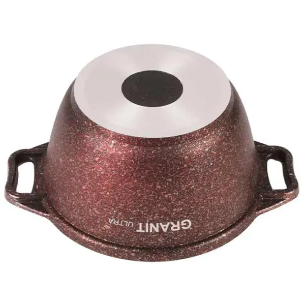 Кастрюля Kukmara КГГ12А 1л Алюминий / Granite red photo 4 Кастрюля Kukmara КГГ12А 1л Алюминий / Granite red photo 4