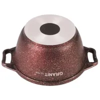 Кастрюля Kukmara КГГ12А 1л Алюминий / Granite red photo 4