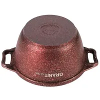 Кастрюля Kukmara КГГ12А 1л Алюминий / Granite red photo 5