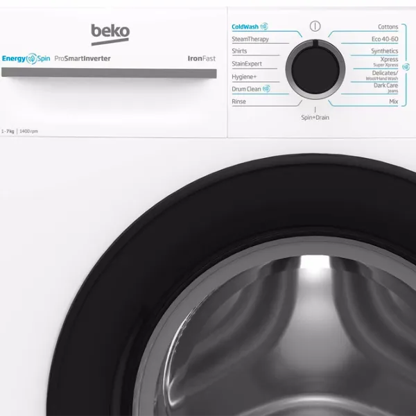 Mașină de spălat Beko BM3WFSU47415WB 7 kg / 1400 rpm / White photo 6