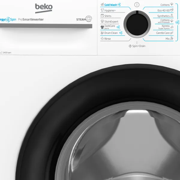 Стиральная машина Beko BM3WFSU47415WB 8 кг / 1400 об/мин / Белый photo 4