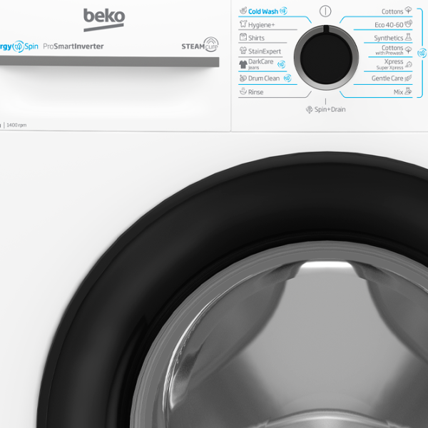 Стиральная машина Beko BM3WFSU47415WB 8 кг / 1400 об/мин / Белый photo 4