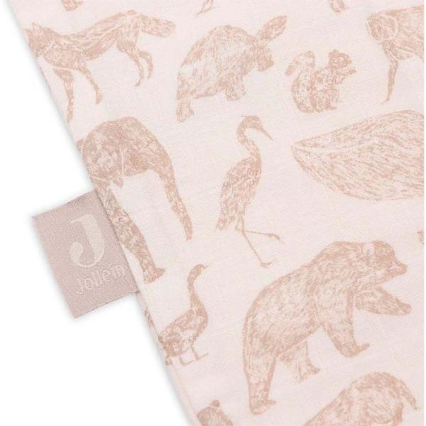 Спальный мешок Jollein Animals Nougat 048-510-67044 Муслин, Хлопок / Унисекс photo 2