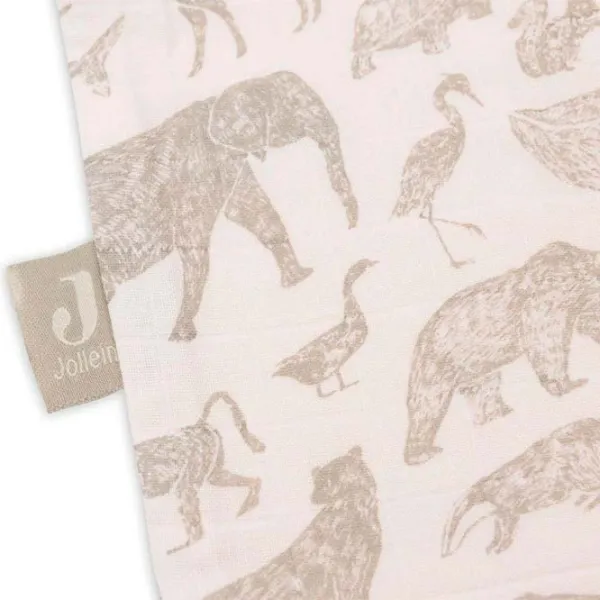 Спальный мешок Jollein Animals Olive Green 048-510-67043 Муслин, Хлопок / Унисекс photo 3