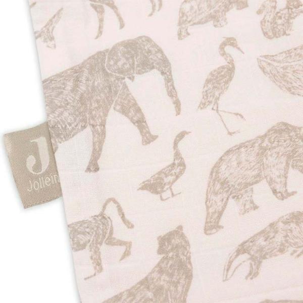 Спальный мешок Jollein Animals Olive Green 048-510-67043 Муслин, Хлопок / Унисекс photo 3