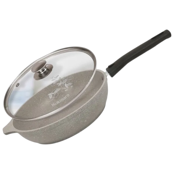 Tigaie Kukmara Marmura SMS24604A Universală / 24 cm / Gray photo 2