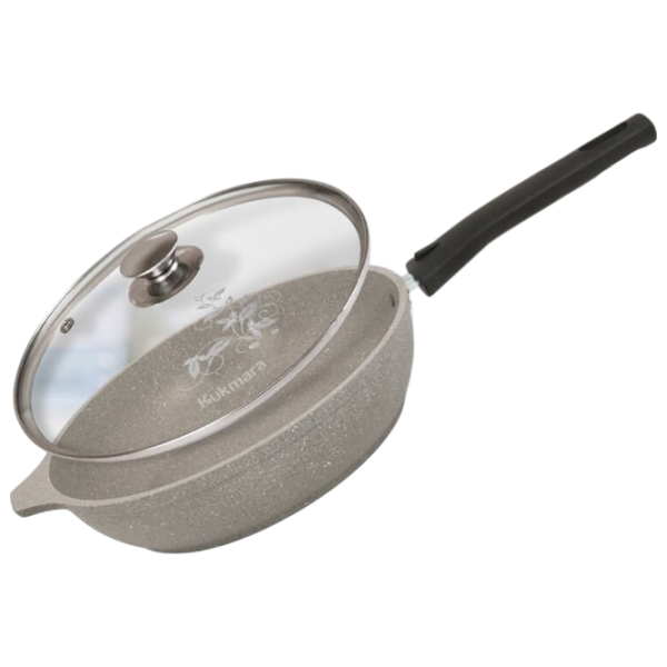 Tigaie Kukmara Marmura SMS24604A Universală / 24 cm / Gray photo 2