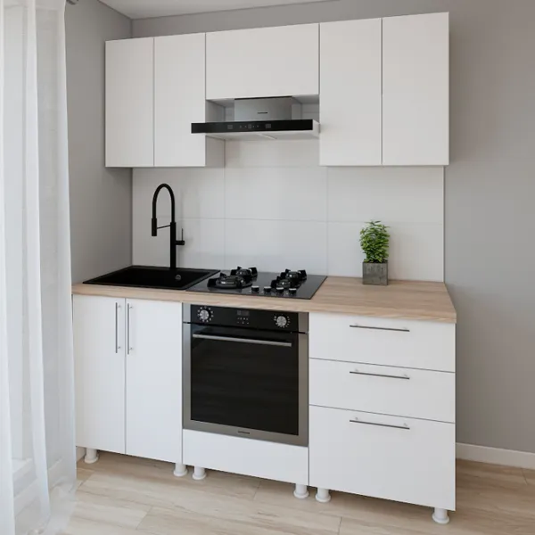 Bucătărie Smartex K4 PAL melaminat / White photo 2