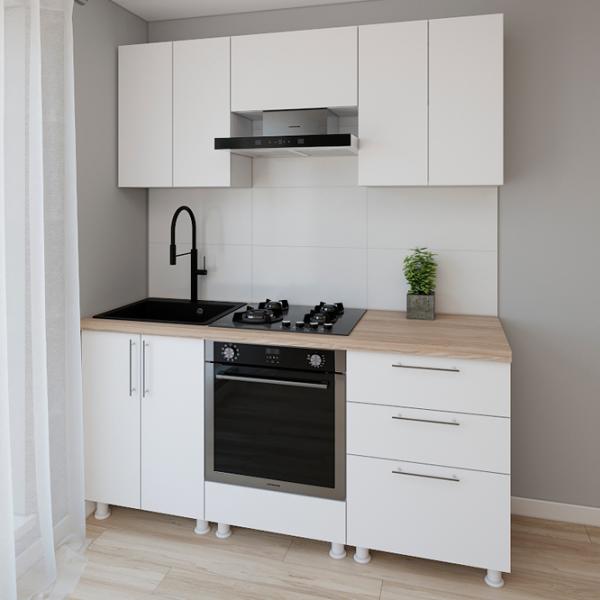 Bucătărie Smartex K4 PAL melaminat / White photo 2